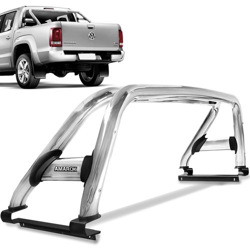 Santo Antonio Amarok 2010 a 2022 Duplo Cromado Sem Barra