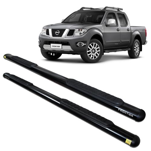 Estribo Lateral Frontier Sel 2008 a 2016 Oblongo Oval Preto
