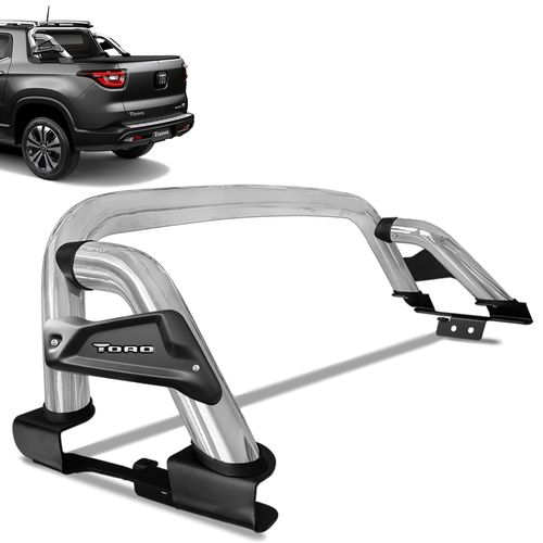 Santo Antonio Fiat Toro 2016 a 2023 Cromado Adventure III Bepo