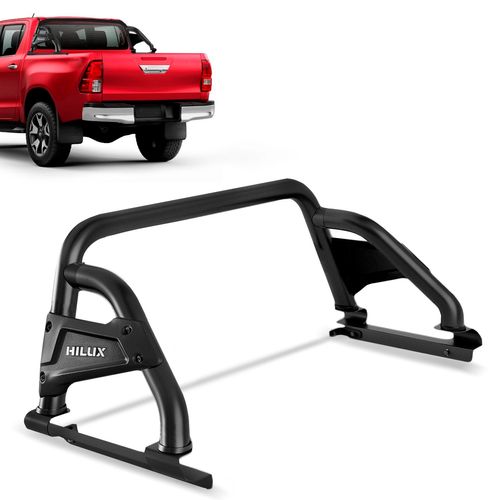 Santo Antônio Hilux CD 2016 a 2023 Preto Bepo B4 Sem Barra