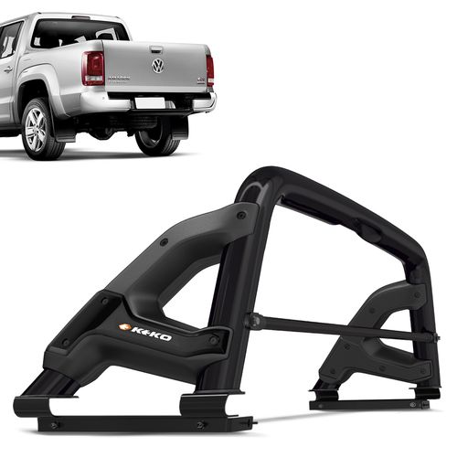Santo Antônio Para Amarok 2010 a 2023 Preto Com Grade Keko K3