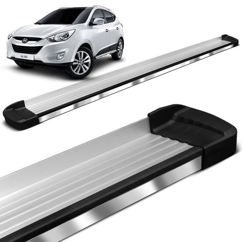 Estribo Lateral Hyundai Ix35 2010 a 2016 Aluminio Polido Bepo