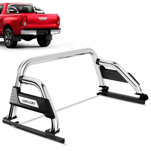 Santo Antônio Hilux 2016 a 2023 Cromado Bepo B3 Sem Barra
