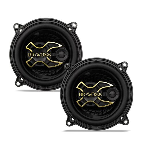 Par Alto Falante Bravox 5 Pol B3X50G Gold 100W RMS 4 Ohms Triaxial