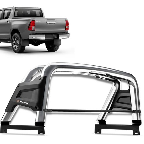 Santo Antonio Hilux 2016 a 2023 Cromado Com Barra Keko K1