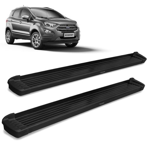 Estribo Lateral Ecosport 2013 a 2021 Alumínio Preto Fosco Bepo