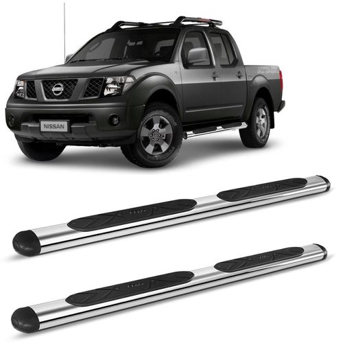 Estribo Oval Frontier 2008 a 2016 Cromado Aço Carbono Bepo