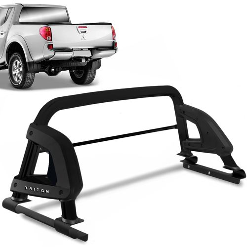 Santo Antonio L200 Triton 2008 a 2018 Bepo Preto Com Barra B2
