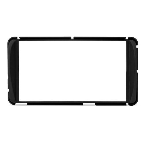 Moldura do Painel 2 Din Toyota Corolla e Etios 2013 a 2021 Preto Sem Porta Objetos