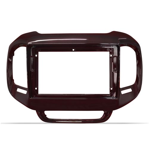 Moldura do Painel 9 Polegadas Fiat Toro 2016 a 2021 Vermelho Freedom