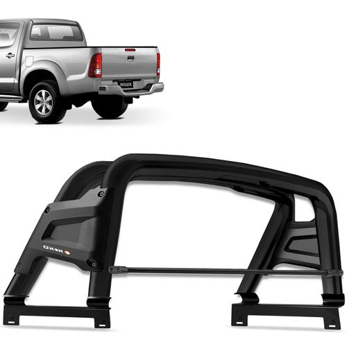 Santo Antonio Hilux 2005 a 2015 Preto Com Barra Keko K1