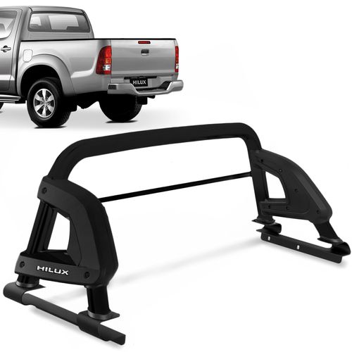 Santo Antônio Hilux 2005 a 2015 Preto Bepo B2 Com Barra