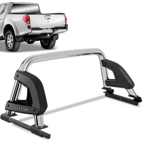 Santo Antônio L200 Triton 2008 a 2018 Cromado Bepo B2 Sem Barra