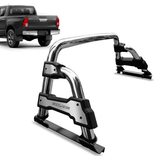 Santo Antonio Hilux 2016 a 2023 Cromado STR Sem Grade
