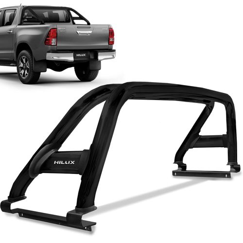 Santo Antonio Hilux 2016 a 2023 Duplo Preto Sem Barra