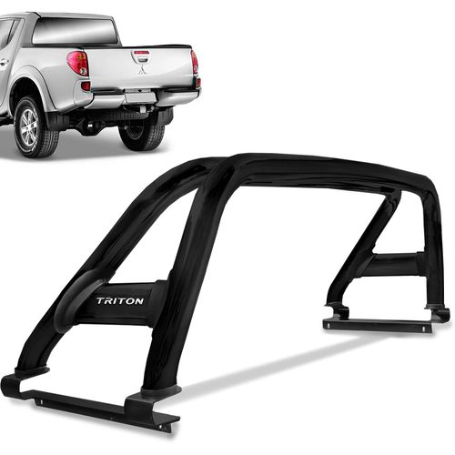 Santo Antonio L200 Triton 2008 a 2018 Duplo Preto Sem Barra