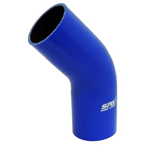 Mangueira de Pressurização de Silicone 45° 2 1/2" x 100mm - Spa Turbo - 1 Unidade - Universal - Veículos Leves e Pesados
