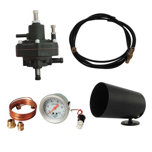 Dosador combustível HPI grande para motores injetados linha Composite + KIT MANÔMETRO MOTOR DIANTEIRO