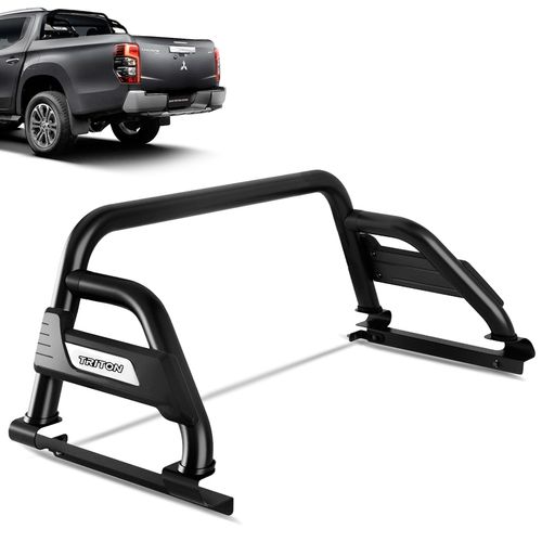 Santo Antônio L200 Triton Sport 2017 a 2022 Preto Bepo B3 Sem Barra