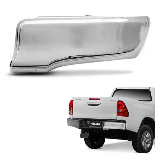 Ponteira de Parachoque Traseiro Hilux 2016 a 2022 Lado Direito Bepo