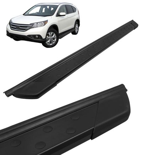 Estribo Lateral CRV 2008 a 2015 em Aluminio Preto Bepo