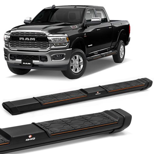 Estribo Lateral Dodge Ram 2500 2012 a 2023 Ram Classic 2022 2023  Preto Keko My Road