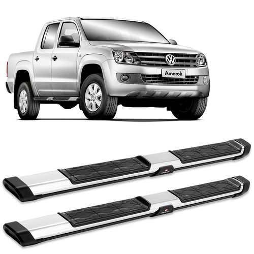 Estribo Lateral Amarok 2010 a 2023 Alumínio Cromado Keko My Road