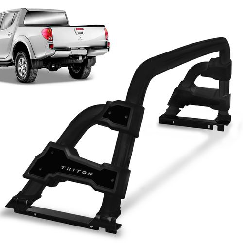 Santo Antonio L200 Triton 2008 a 2018 Preto STR Sem Grade