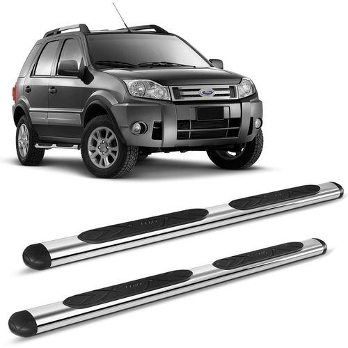 Estribo Lateral Ecosport 2003 a 2012 Oblongo Cromado Bepo