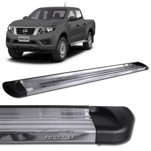 Estribo Lateral Frontier 2017 a 2023 Aluminio Polido Track