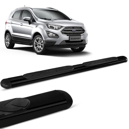 Estribo Lateral Oval Ecosport 2013 a 2021 Preto Original Bepo