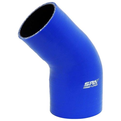 Mangueira de pressurização de silicone SPA 45° com redução 3 1/2"x 3" x100mm