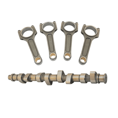 Biela Forjada Super A-Beam Basic 144mm 1100cv (parafusos 7/16) 4 un + Comando válvula billet para turbo tucho hidráulico/mecânico VW AP 8V