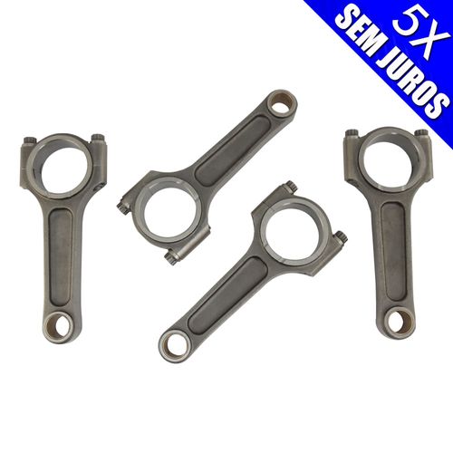 Biela Forjada 1000cv para VW AP 144mm, perfil A-Beam (parafusos 7/16) - Jogo com 4 unidades - Produto novo, perfeito estado