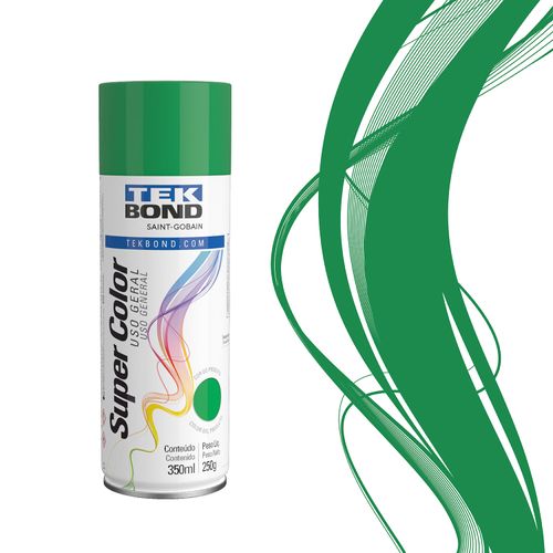 Tinta Spray Uso Geral Verde 350Ml 250G - Tekbond