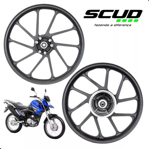 Roda Liga Leve Xtz150 Crosser Xtz 150 (sem Abs) Preta Scud
