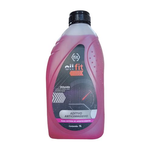Aditivo Radiador Fit Rosa  Pronto para Uso 1L