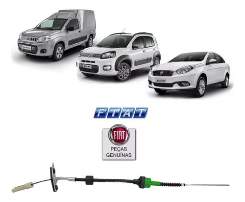 Cabo De Embreagem Original Fiorino 1.4 Fire Flex 2011-2021