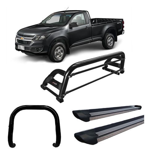 Kit Quebra Mato(santo Anth2/estribo Pers S10 12/20 Cs Preto)