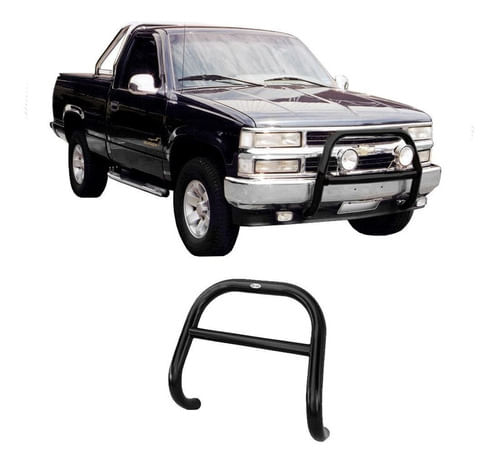 Para-choque De Impulsão Silverado Preto