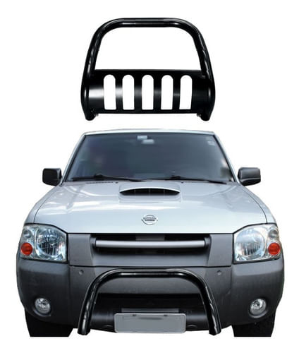 Para-choque De Impulsão Frontier 03\07 Com Chapa Preto