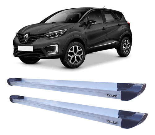 Estribo Captur 2017 A 2020 Plataforma Alumínio