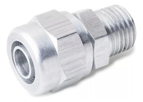 Niple Suspensao A Ar Rosca 1/8 Saida 10mm Mangueira Pu