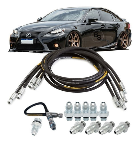Kit Mangueira Prensada Suspensão A Ar Premium Saveiro G5
