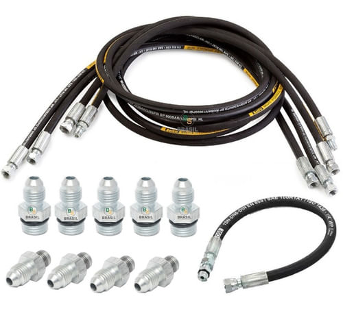 Kit Mangueira Prensada Suspensão Ar Alta  Golf Mk4 2011