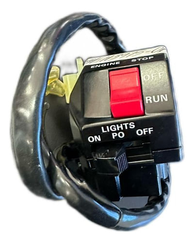 Chave Luz Punho Rd 350 Direito 1 Farol Original Novo