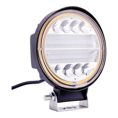 Farol LED Redondo Borda Amarela 72w P71196