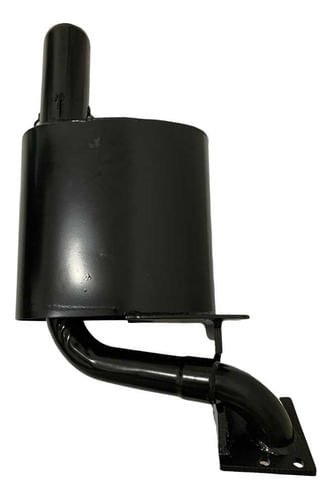 Silencioso Oval Retroescavadeira Jcb 3c 3cx Motor Aspirado