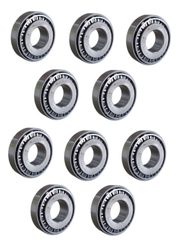 Kit 10 Rolamentos Capa E Cone 30204 20x47x14 - Gbr