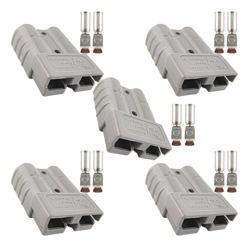 Kit 5 Conector 50a Sb Para Bateria Anderson Power Original